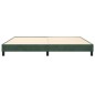 vidaXL Estructura de cama box spring terciopelo verde oscuro 200x200cm vidaXL Estructura de cama box spring terciopelo verde oscuro 200x200cm