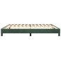 vidaXL Estructura de cama box spring terciopelo verde oscuro 200x200cm vidaXL Estructura de cama box spring terciopelo verde oscuro 200x200cm