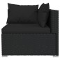 vidaXL Set de muebles de jardín 10 pzas cojines ratán sintético negro vidaXL Set de muebles de jardín 10 pzas cojines ratán sintético negro