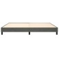 vidaXL Estructura de cama box spring terciopelo gris oscuro 200x200 cm