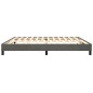 vidaXL Estructura de cama box spring terciopelo gris oscuro 200x200 cm