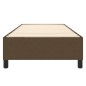 vidaXL Estructura de cama box spring tela marrón oscuro 80x200 cm