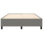 vidaXL Estructura de cama box spring tela gris oscuro 140x190 cm vidaXL Estructura de cama box spring tela gris oscuro 140x190 cm