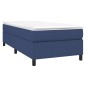 vidaXL Estructura de cama box spring tela azul 90x200 cm vidaXL Estructura de cama box spring tela azul 90x200 cm
