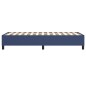 vidaXL Estructura de cama box spring tela azul 90x200 cm vidaXL Estructura de cama box spring tela azul 90x200 cm