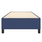vidaXL Estructura de cama box spring tela azul 80x200 cm