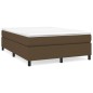 vidaXL Estructura de cama box spring tela marrón 140x190 cm vidaXL Estructura de cama box spring tela marrón 140x190 cm