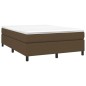 vidaXL Estructura de cama box spring tela marrón 140x190 cm vidaXL Estructura de cama box spring tela marrón 140x190 cm