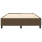 vidaXL Estructura de cama box spring tela marrón 140x190 cm vidaXL Estructura de cama box spring tela marrón 140x190 cm