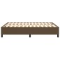 vidaXL Estructura de cama box spring tela marrón 140x190 cm vidaXL Estructura de cama box spring tela marrón 140x190 cm