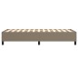vidaXL Estructura de cama box spring tela gris taupe 90x200 cm vidaXL Estructura de cama box spring tela gris taupe 90x200 cm