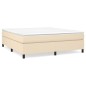 vidaXL Estructura de cama box spring tela color crema 180x200 cm vidaXL Estructura de cama box spring tela color crema 180x200 cm