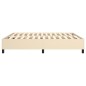 vidaXL Estructura de cama box spring tela color crema 180x200 cm vidaXL Estructura de cama box spring tela color crema 180x200 cm