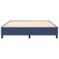 vidaXL Estructura de cama box spring tela azul 160x200 cm vidaXL Estructura de cama box spring tela azul 160x200 cm