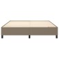 vidaXL Estructura de cama box spring tela gris taupe 160x200 cm vidaXL Estructura de cama box spring tela gris taupe 160x200 cm
