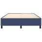 vidaXL Estructura de cama box spring tela azul 140x190 cm vidaXL Estructura de cama box spring tela azul 140x190 cm