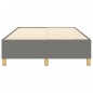 vidaXL Estructura de cama box spring tela gris oscuro 120x200 cm vidaXL Estructura de cama box spring tela gris oscuro 120x200 cm