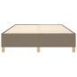 vidaXL Estructura de cama box spring tela gris taupe 140x200 cm vidaXL Estructura de cama box spring tela gris taupe 140x200 cm