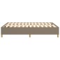 vidaXL Estructura de cama box spring tela gris taupe 140x200 cm vidaXL Estructura de cama box spring tela gris taupe 140x200 cm