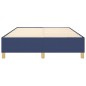 vidaXL Estructura de cama box spring tela azul 140x190 cm vidaXL Estructura de cama box spring tela azul 140x190 cm