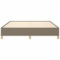 vidaXL Estructura de cama box spring tela gris taupe 160x200 cm vidaXL Estructura de cama box spring tela gris taupe 160x200 cm