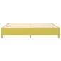 vidaXL Estructura de cama box spring tela verde 200x200 cm