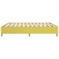 vidaXL Estructura de cama box spring tela verde 200x200 cm