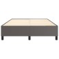vidaXL Estructura de cama box spring cuero sintético gris 140x200 cm vidaXL Estructura de cama box spring cuero sintético gris 140x200 cm