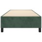 vidaXL Estructura de cama box spring terciopelo verde oscuro 90x190 cm vidaXL Estructura de cama box spring terciopelo verde oscuro 90x190 cm