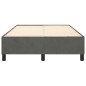 vidaXL Estructura de cama box spring terciopelo gris oscuro 120x200 cm vidaXL Estructura de cama box spring terciopelo gris oscuro 120x200 cm