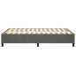 vidaXL Estructura de cama box spring terciopelo gris oscuro 120x200 cm vidaXL Estructura de cama box spring terciopelo gris oscuro 120x200 cm