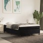 vidaXL Estructura de cama box spring terciopelo negro 140x190 cm vidaXL Estructura de cama box spring terciopelo negro 140x190 cm