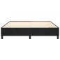 vidaXL Estructura de cama box spring terciopelo negro 200x200 cm