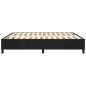 vidaXL Estructura de cama box spring terciopelo negro 200x200 cm