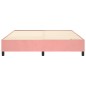 vidaXL Estructura de cama box spring terciopelo rosa 180x200 cm vidaXL Estructura de cama box spring terciopelo rosa 180x200 cm