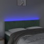 vidaXL Cabecero con LED de terciopelo gris oscuro 144x5x78/88 cm vidaXL Cabecero con LED de terciopelo gris oscuro 144x5x78/88 cm