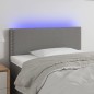 vidaXL Cabecero con LED de tela gris oscuro 80x5x78/88 cm vidaXL Cabecero con LED de tela gris oscuro 80x5x78/88 cm