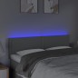 vidaXL Cabecero con LED de tela gris claro 144x5x78/88 cm vidaXL Cabecero con LED de tela gris claro 144x5x78/88 cm