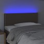 vidaXL Cabecero con LED de tela gris taupe 100x5x78/88 cm vidaXL Cabecero con LED de tela gris taupe 100x5x78/88 cm