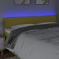 vidaXL Cabecero con LED de tela verde 180x5x78/88 cm vidaXL Cabecero con LED de tela verde 180x5x78/88 cm