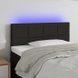 vidaXL Cabecero con LED de tela negro 100x5x78/88 cm vidaXL Cabecero con LED de tela negro 100x5x78/88 cm