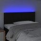vidaXL Cabecero con LED de tela negro 100x5x78/88 cm vidaXL Cabecero con LED de tela negro 100x5x78/88 cm