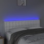 vidaXL Cabecero con LED cuero sintético blanco 144x5x78/88 cm vidaXL Cabecero con LED cuero sintético blanco 144x5x78/88 cm