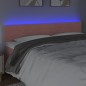 vidaXL Cabecero con LED de terciopelo rosa 160x5x78/88 cm vidaXL Cabecero con LED de terciopelo rosa 160x5x78/88 cm