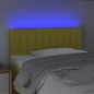 vidaXL Cabecero con LED de tela verde 100x5x78/88 cm vidaXL Cabecero con LED de tela verde 100x5x78/88 cm