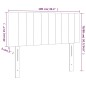 vidaXL Cabecero con LED de tela verde 100x5x78/88 cm vidaXL Cabecero con LED de tela verde 100x5x78/88 cm