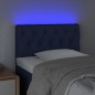 vidaXL Cabecero con LED de tela azul 80x7x78/88 cm vidaXL Cabecero con LED de tela azul 80x7x78/88 cm