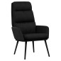 vidaXL Sillón de relax de tela negro vidaXL Sillón de relax de tela negro