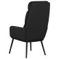 vidaXL Sillón de relax de tela negro vidaXL Sillón de relax de tela negro