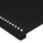 vidaXL Cabecero con luces LED tela negro 180x5x118/128 cm vidaXL Cabecero con luces LED tela negro 180x5x118/128 cm